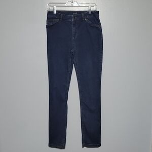 J Jill Womens Dark Blue Slim Leg Stretch Tried and True Fit Jeans - Size 4